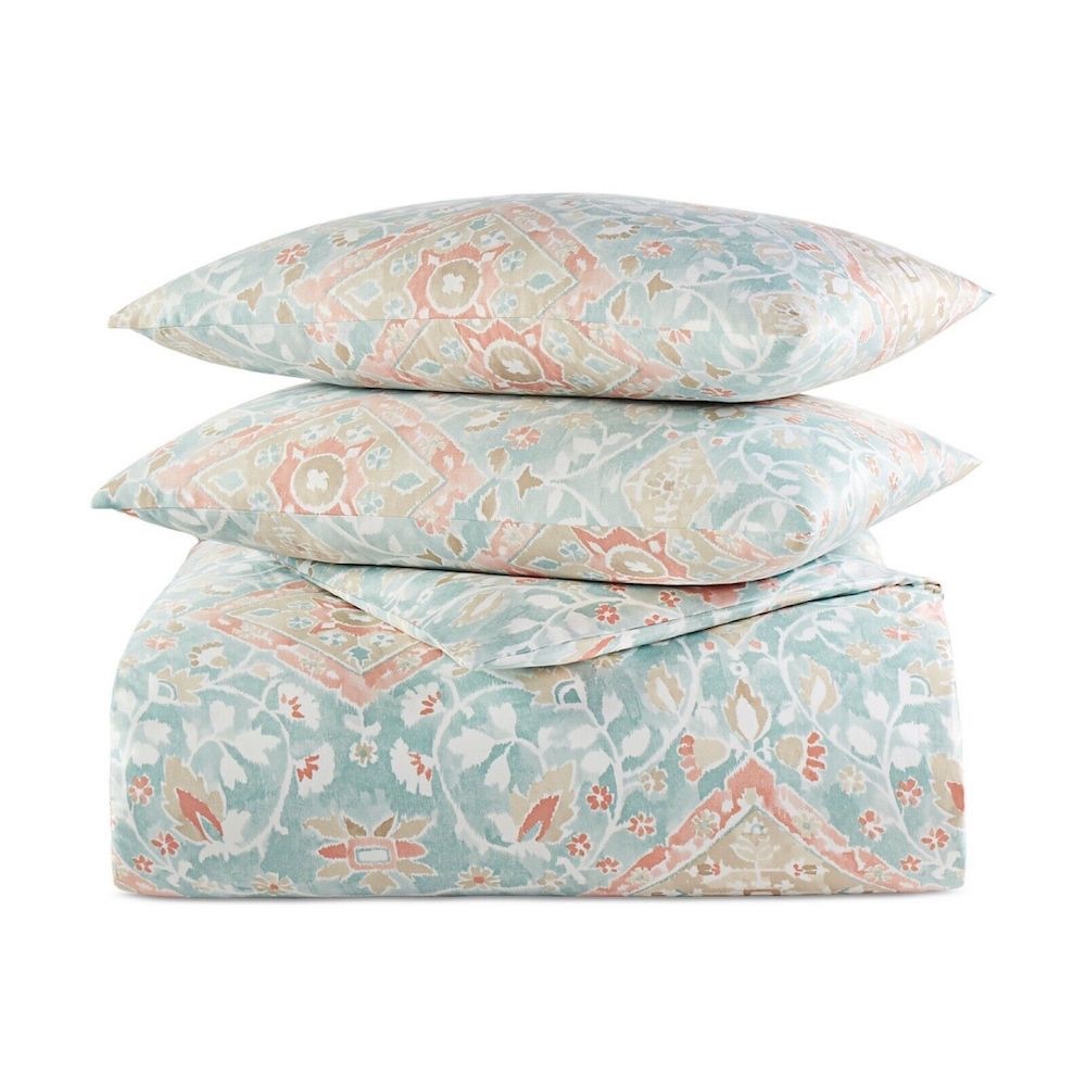 Charter Club Damask Designs Terra Mesa FULL / QUEEN Duvet & 2 Shams Set MULTI